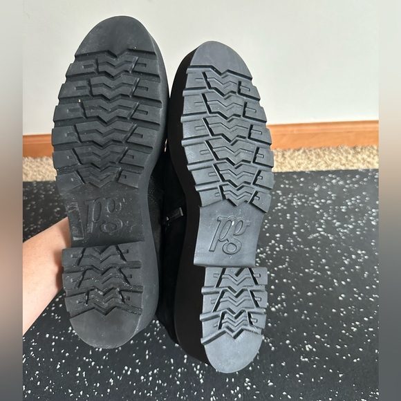 Paul Green black suede boots - Picture 5 of 9